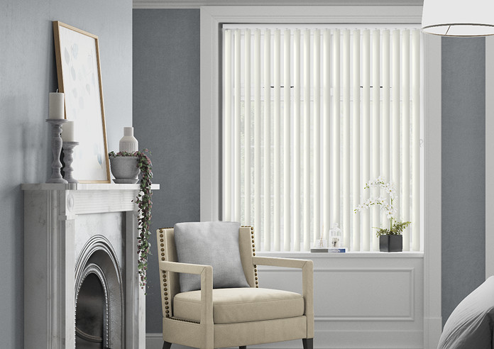 Sorrento (Blackout), Off White - Vertical Blind - Image 3